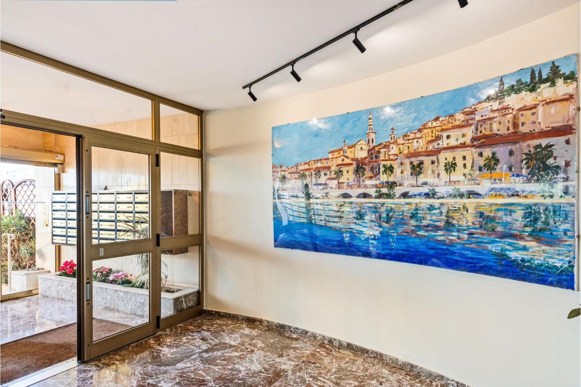 'Le Berkeley' Vue Mer, Centre, Parking Menton Exterior foto